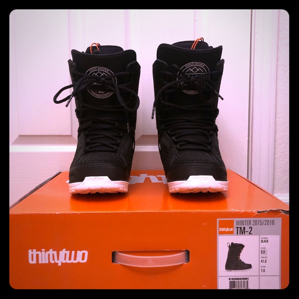 Thirtytwo TM-2 snowboard boots men’s size 8